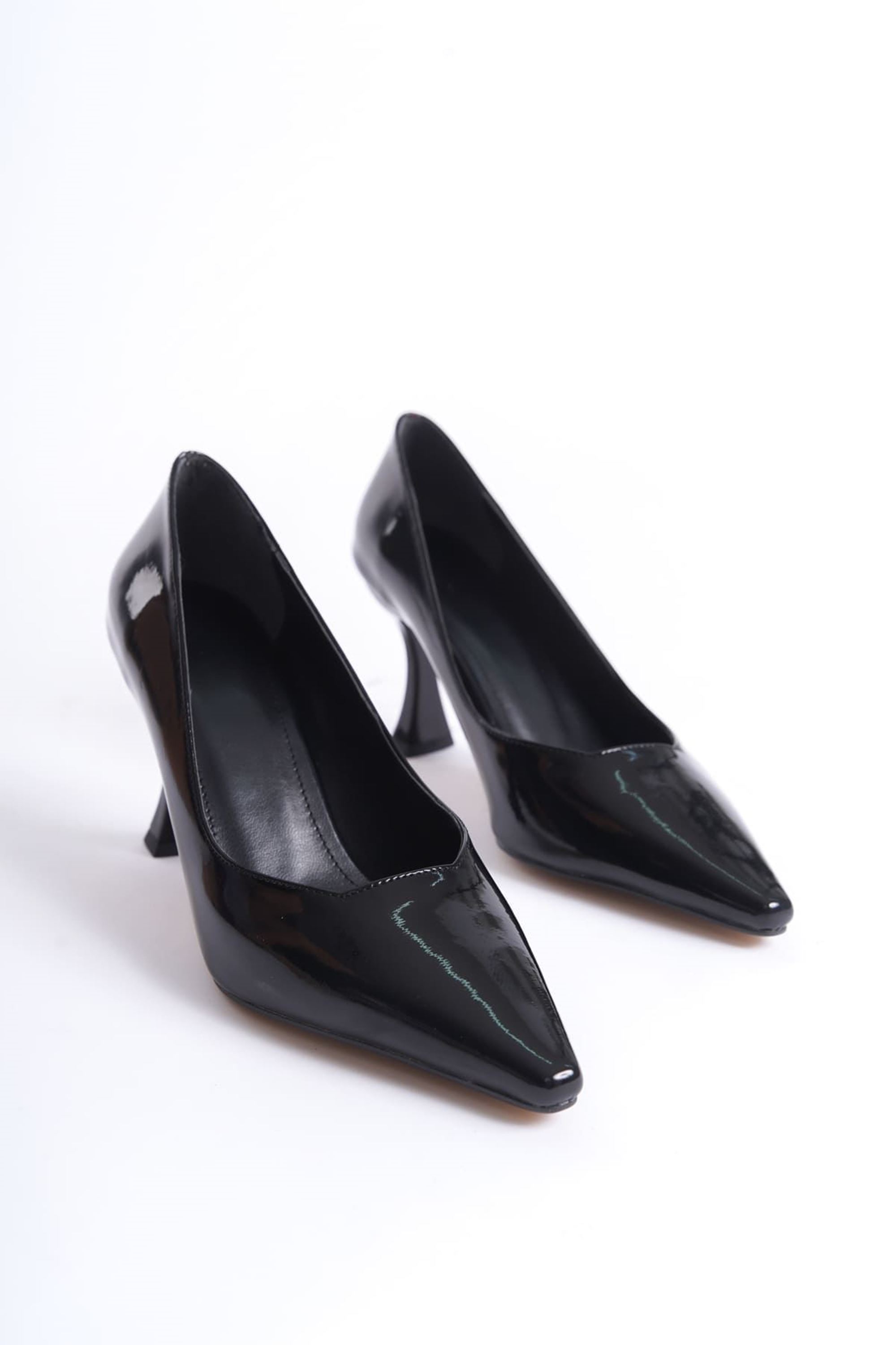 Cordelia Kadın Siyah Rugan Stiletto